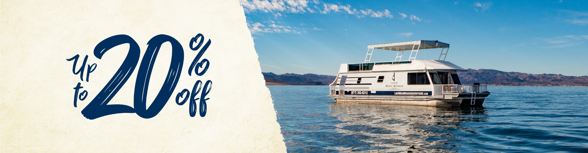 Special Offers Houseboats Lake Mead Mohave Adventures